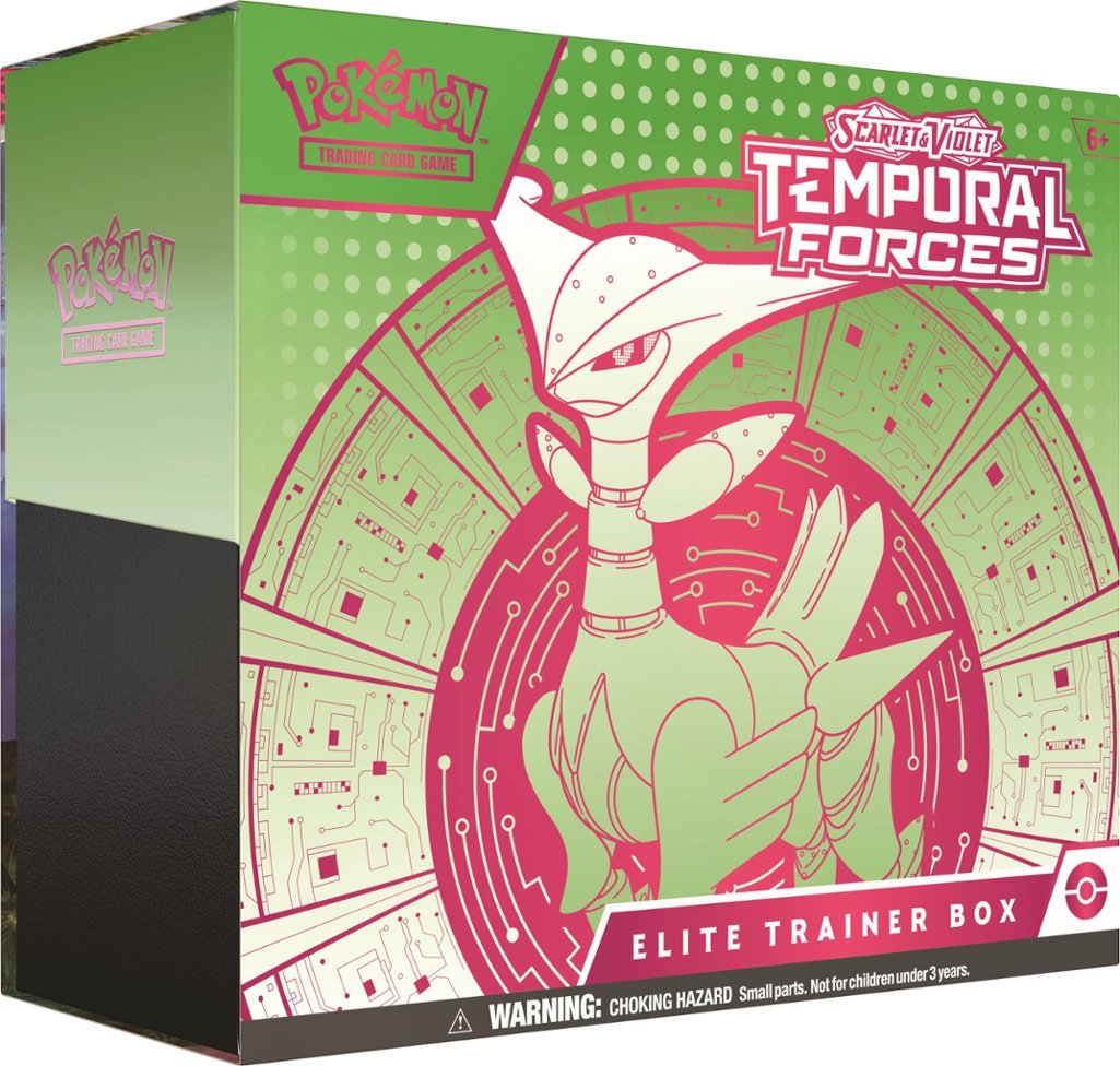 Pokemon TCG - Scarlet & Violet Temporal Forces (Iron Leaves) Elite Trainer Box