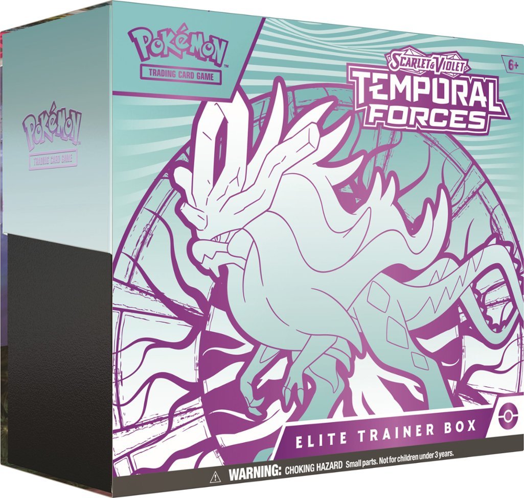 Pokemon TCG - Scarlet & Violet Temporal Forces (Walking Wake) Elite Trainer Box