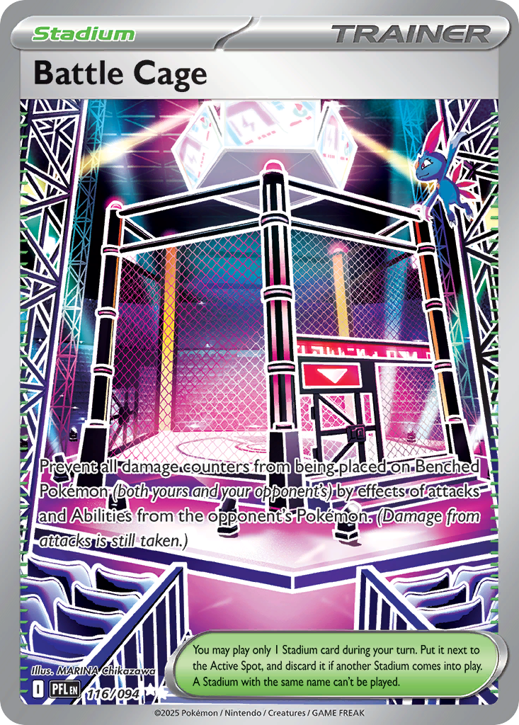 Battle Cage 116/094 Phantasmal Flames Pokemon NM