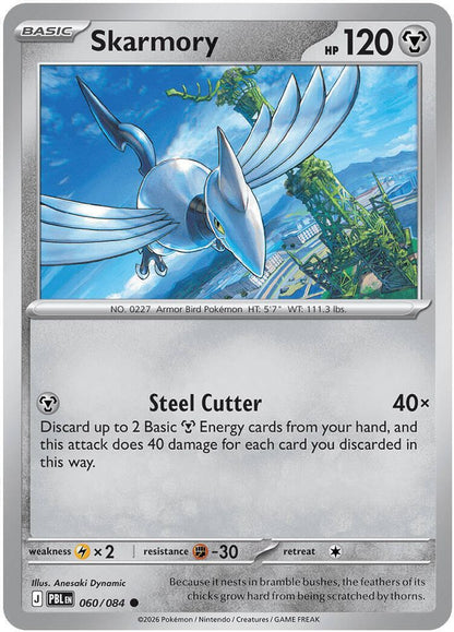 Pokemon TCG - Skarmory 060/084 Pitch Black NM