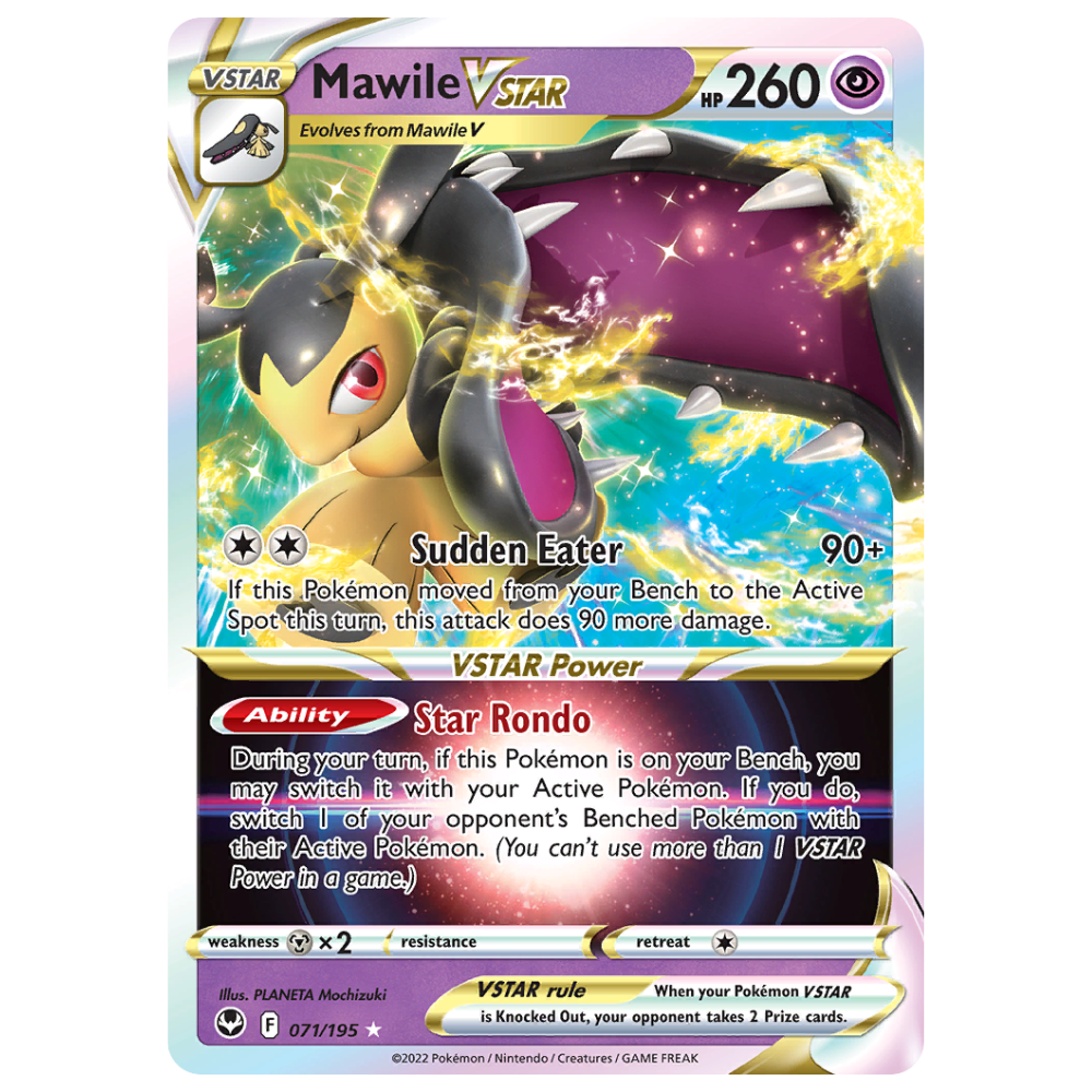 Pokemon TCG - Mawile VSTAR 071/195 - Ultra Rare NM [Silver Tempest]