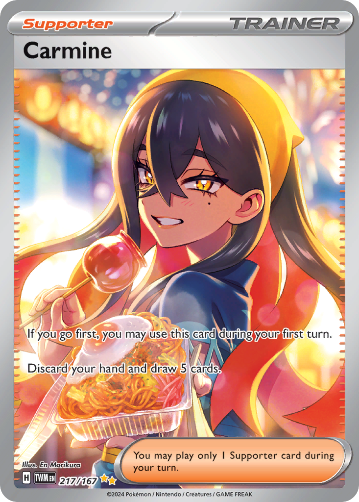 Carmine 217/167 Special Illustration Rare Twilight Masquerade Pokemon NM