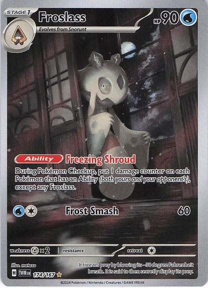 Froslass 174/167 Twilight Masquerade Pokemon NM