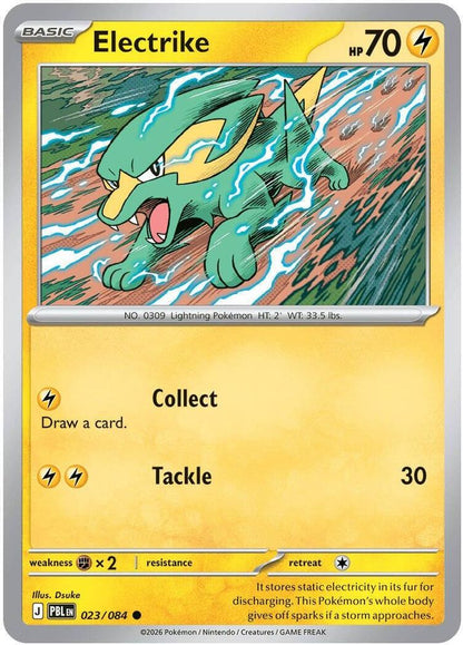 Pokemon TCG - Electrike 023/084 Pitch Black NM