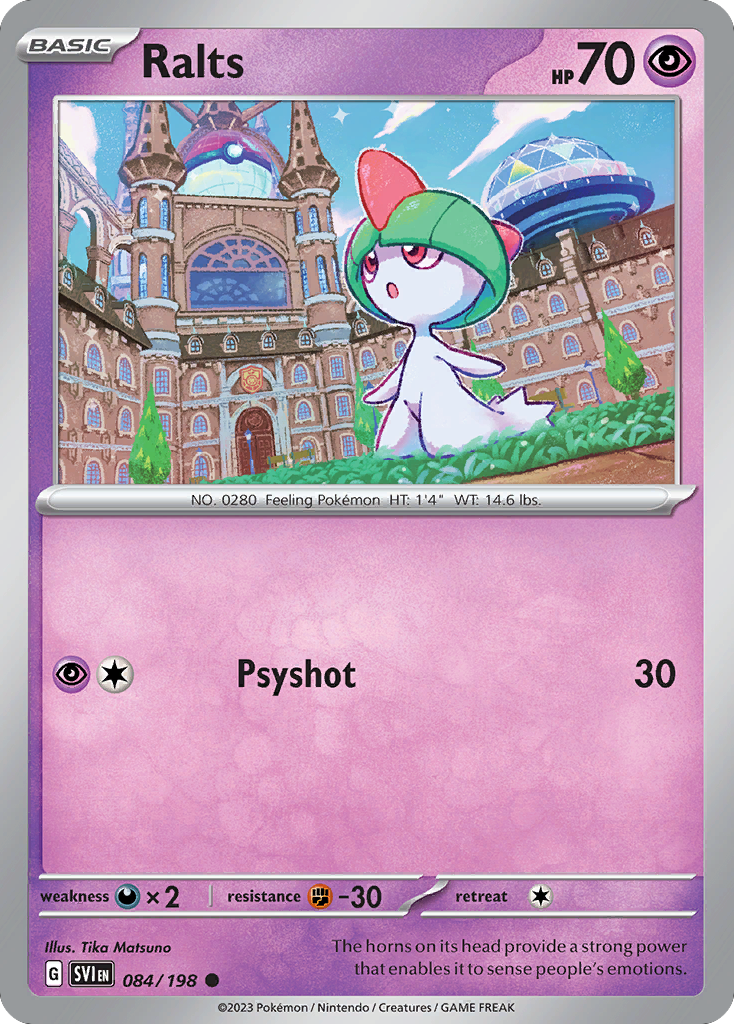 Pokemon TCG - Ralts 084/198 Scarlet & Violet NM