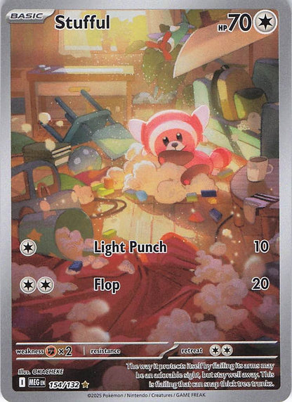 Pokemon TCG - Stufful 154/132 Mega Evolution NM