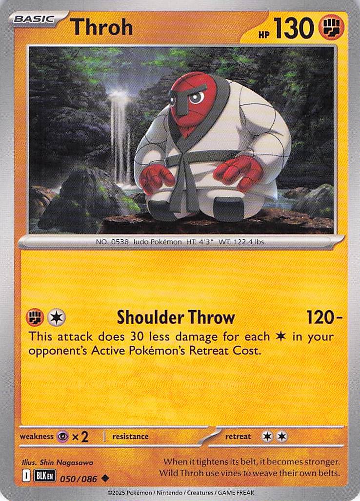 Pokemon TCG - Throh 050/086 Black Bolt NM