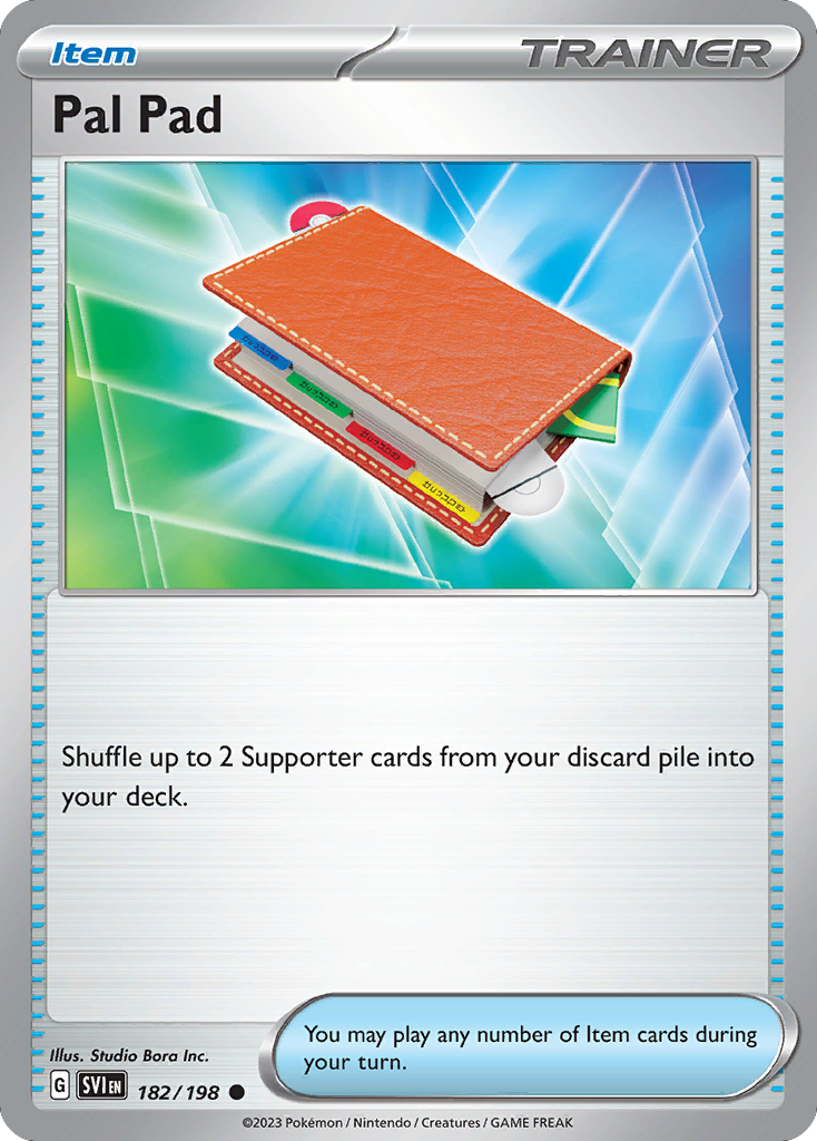 Pokemon TCG - Pal Pad 182/198 Scarlet & Violet NM