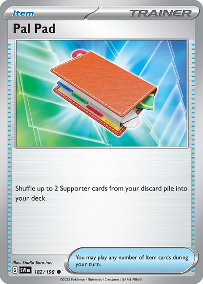 Pokemon TCG - Pal Pad 182/198 Scarlet & Violet NM