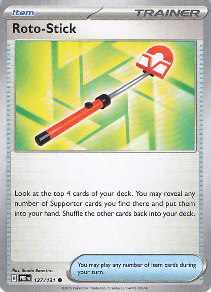 Pokemon TCG - Roto-Stick 127/131 Prismatic Evolutions NM