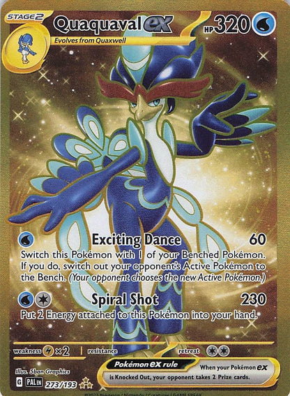 Quaquaval ex 273/193 Paldea Evolved Pokemon NM