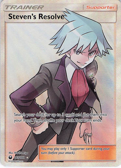 Steven's Resolve 165/168 Celestial Storm Pokemon LP
