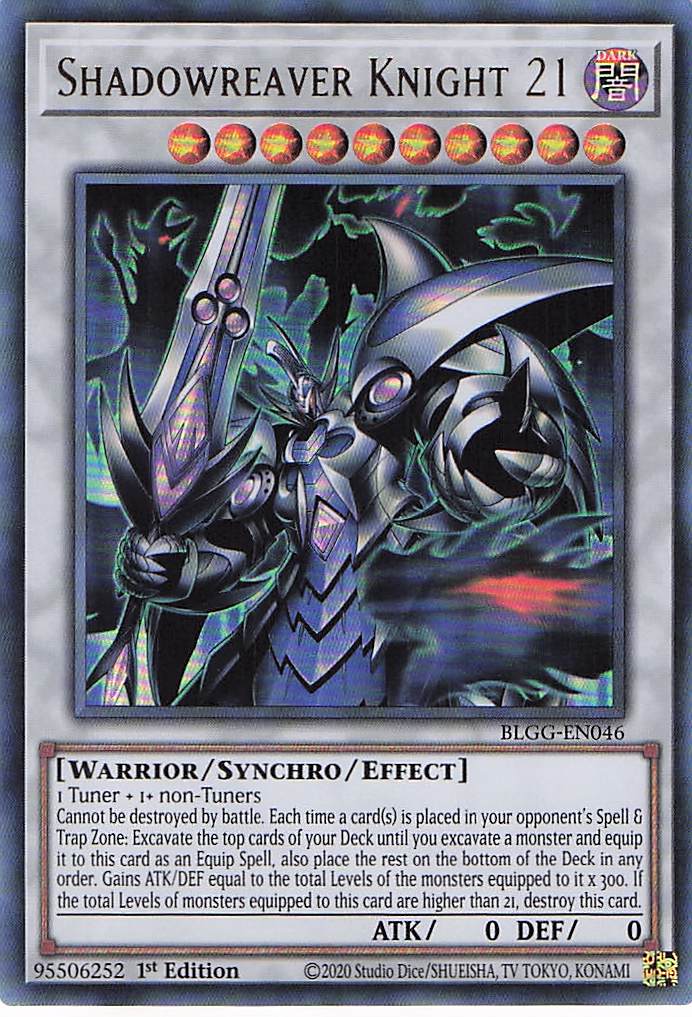 Shadowreaver Knight 21 BLGG-EN046 Yu-Gi-Oh 1st Edition NM