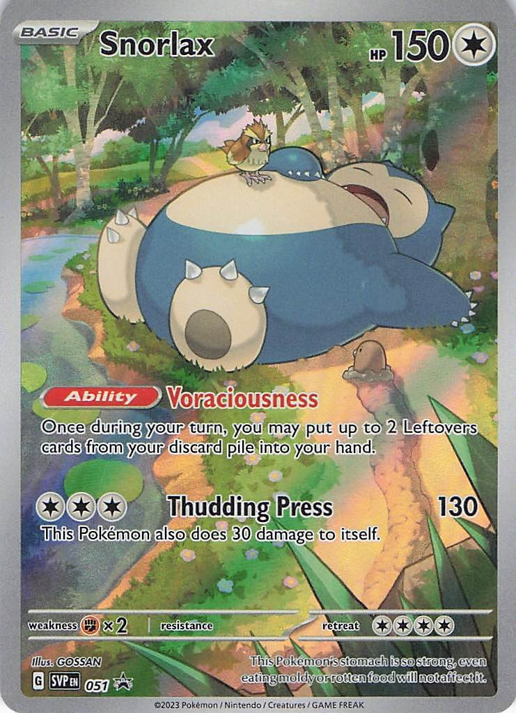 Snorlax 051 Scarlet & Violet Promo Pokemon LP