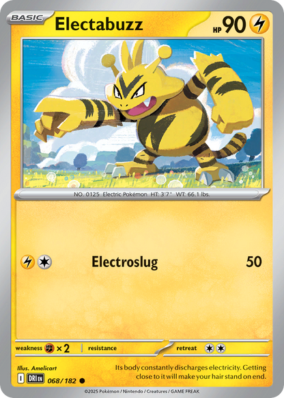 Pokemon TCG - Electabuzz 068/182 Destined Rivals NM