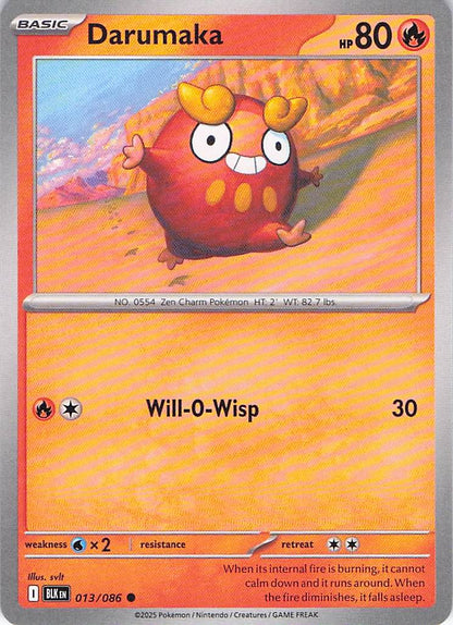 Pokemon TCG - Darumaka 013/086 Black Bolt NM