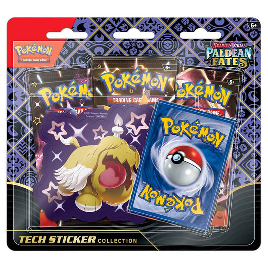 Pokemon TCG - Scarlet & Violet Paldean Fates Tech Sticker Blister (Shiny Greavard)