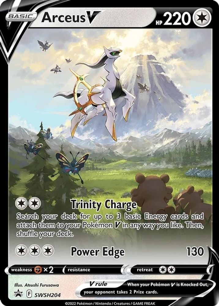 Arceus V SWSH204 Sword & Shield Promo Pokemon LP