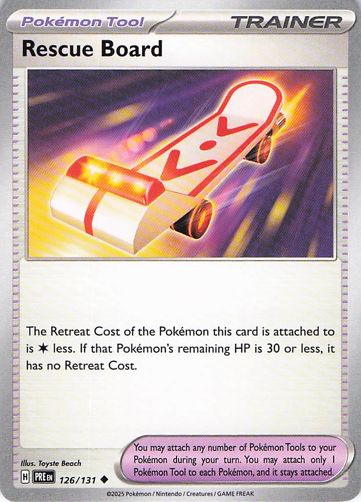 Pokemon TCG - Rescue Board 126/131 Prismatic Evolutions NM