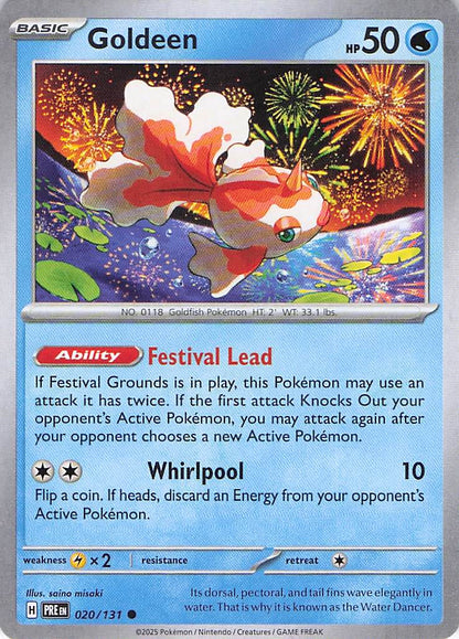 Pokemon TCG - Goldeen 020/131 Prismatic Evolutions NM