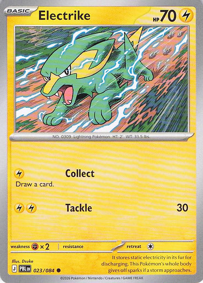 Pokemon TCG - Electrike 023/084 Pitch Black NM
