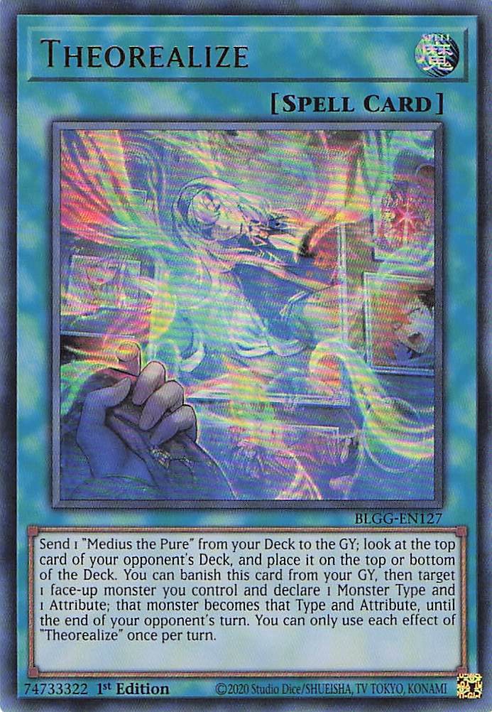 Theorealize BLGG-EN127 Yu-Gi-Oh 1st Edition NM