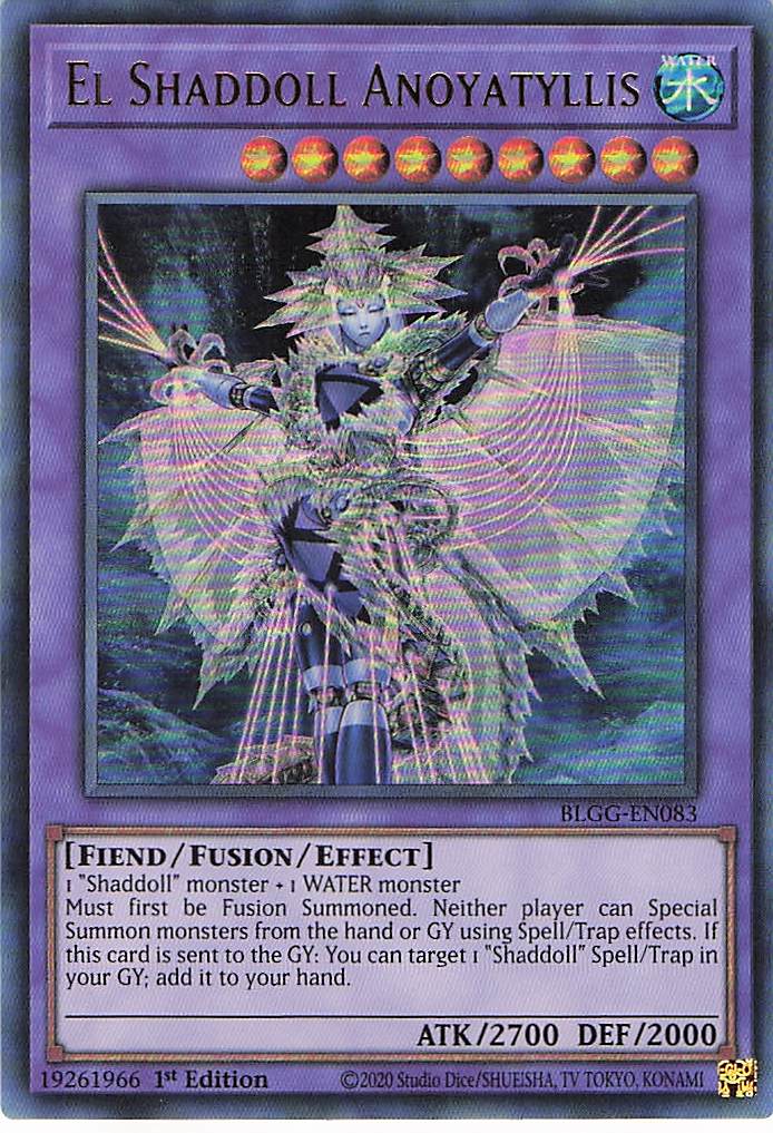 El Shaddoll Anoyatyllis BLGG-EN083 Yu-Gi-Oh 1st Edition NM