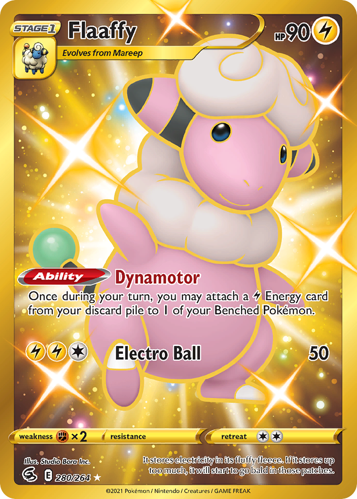 Flaaffy 280/264 Secret Rare Fusion Strike Pokemon Holo Near Mint