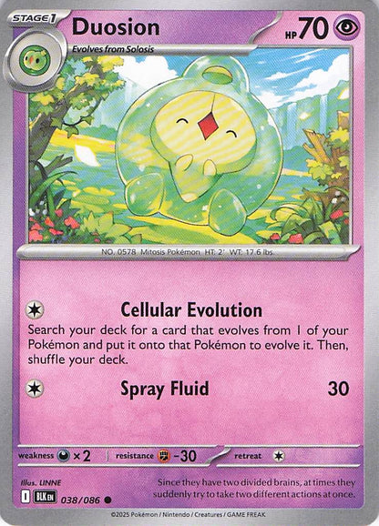 Pokemon TCG - Duosion 038/086 Black Bolt NM