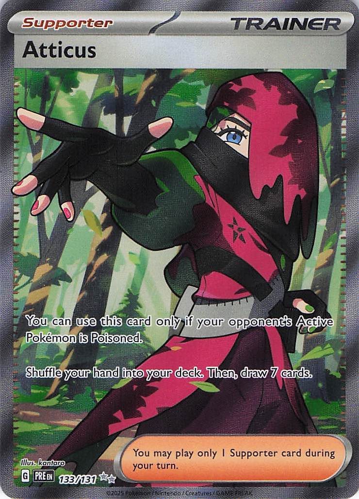 Pokemon TCG - Atticus 133/131 Holo Prismatic Evolutions NM