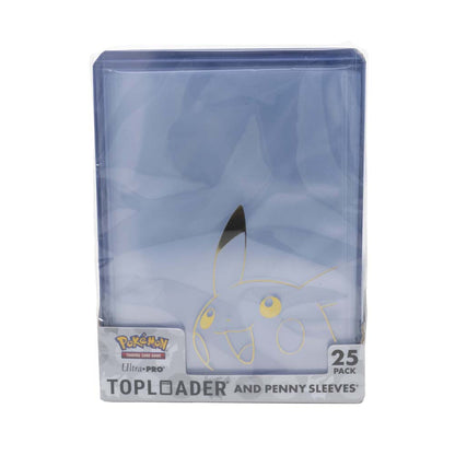 Ultra Pro Pokemon TCG - Pikachu TOPLOADER® and PENNY SLEEVES® Combo Pack 25 per Pack