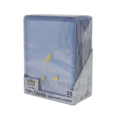 Ultra Pro Pokemon TCG - Pikachu TOPLOADER® and PENNY SLEEVES® Combo Pack 25 per Pack (PRE-ORDER July 2026)