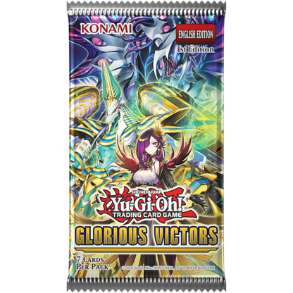 Yu-Gi-Oh! Glorious Victors - 9 x Card Booster Box (24 Packs) (Preorder 03.12.2026)