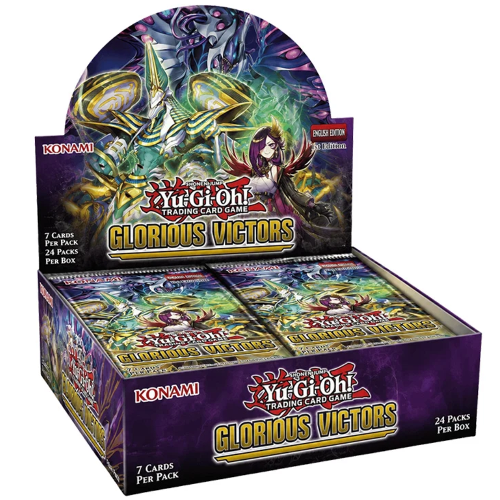 Yu-Gi-Oh! Glorious Victors - 9 x Card Booster Box (24 Packs) (Preorder 03.12.2026)