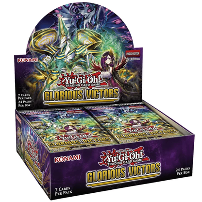 Yu-Gi-Oh! Glorious Victors - 9 x Card Booster Box (24 Packs) (Preorder 03.12.2026)
