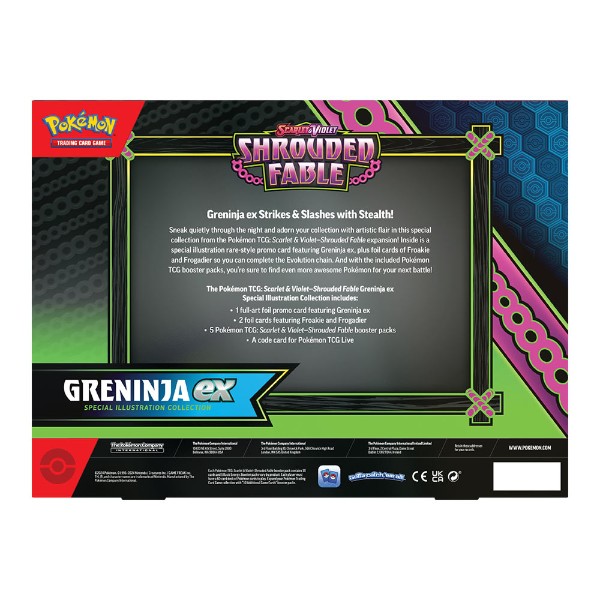 Pokemon TCG - Scarlet & Violet Shrouded Fable Greninja EX Special Collection