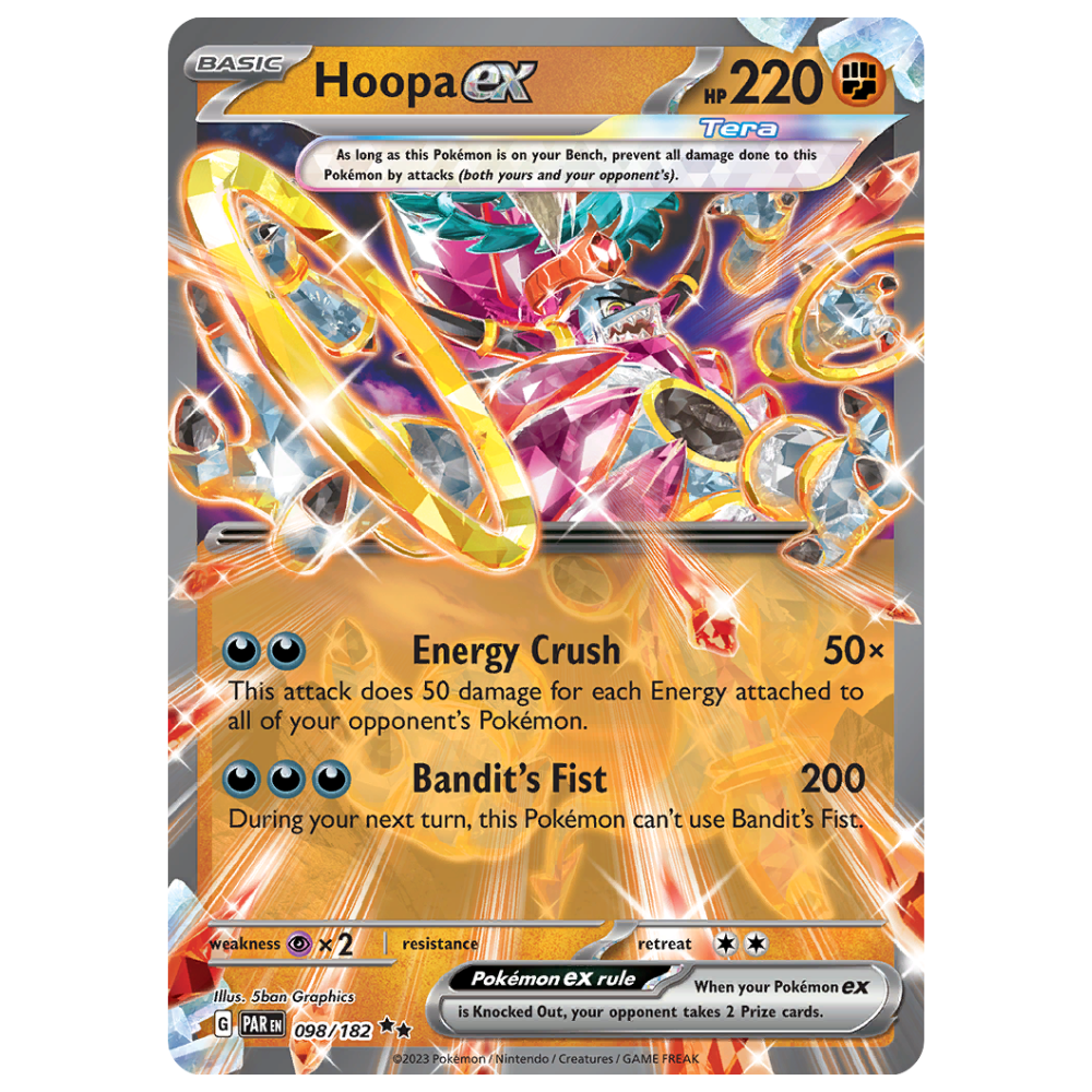 Pokemon TCG - Hoopa EX 098/182 - Double Rare NM/M [Paradox Rift]