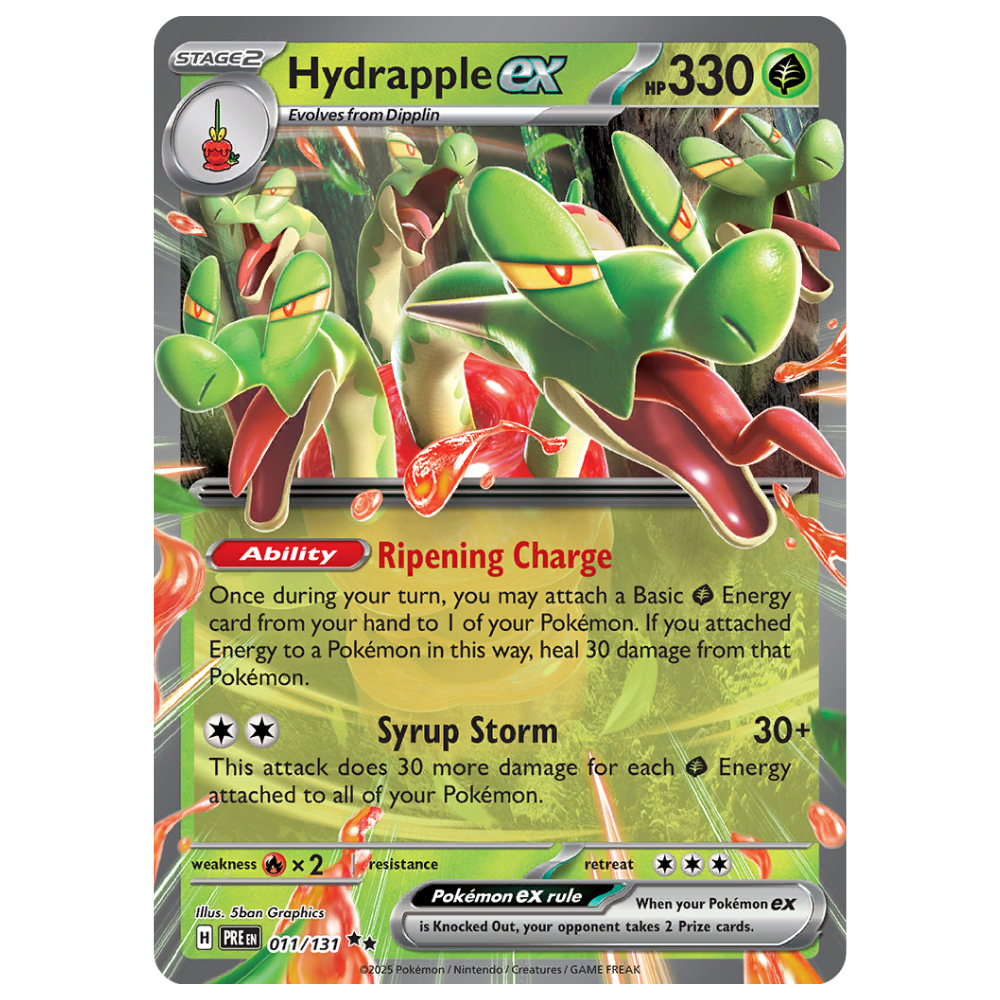 Pokemon TCG - Hydrapple EX 011/131 - Double Rare NM/M [Prismatic Evolutions]