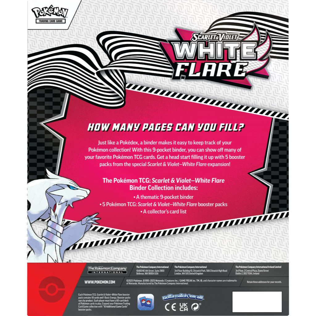 Pokemon TCG - Scarlet & Violet White Flare Binder Collection