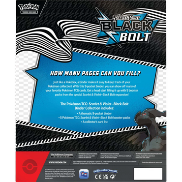 Pokemon TCG - Scarlet & Violet Black Bolt Binder Collection