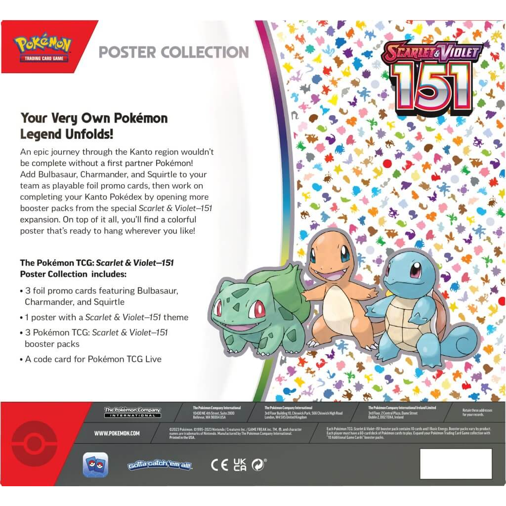Pokemon TCG - Scarlet & Violet 151 Poster Collection