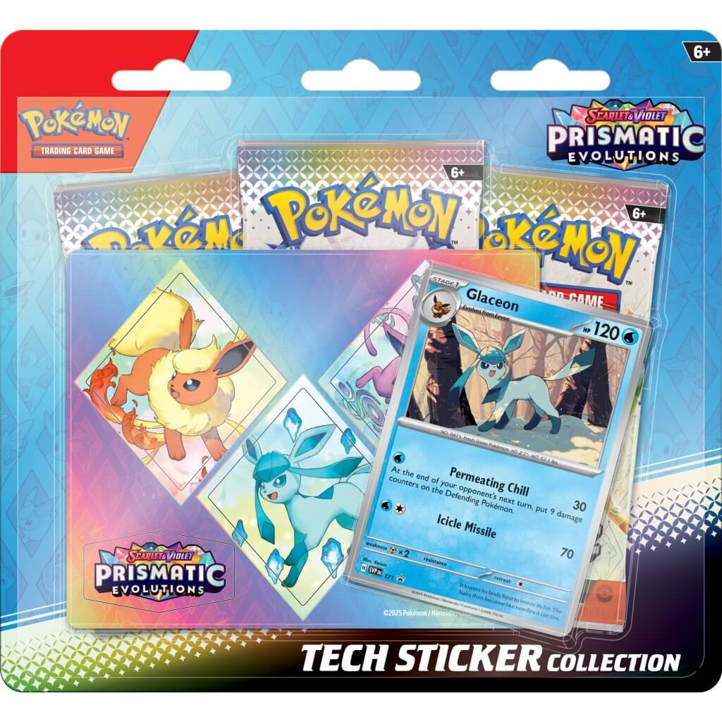 Pokemon TCG - Scarlet & Violet Prismatic Evolutions Tech Sticker Collection