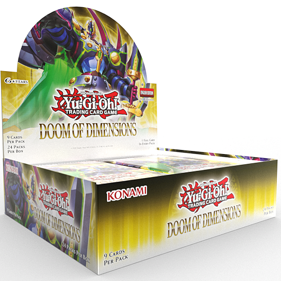 Yu-Gi-Oh! trading card game box with colorful artwork on a white background