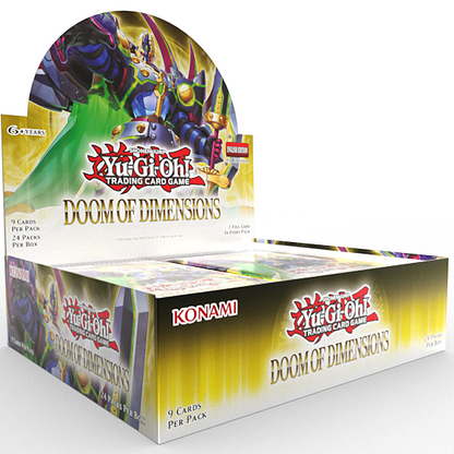 Yu-Gi-Oh! trading card game box with colorful artwork on a white background