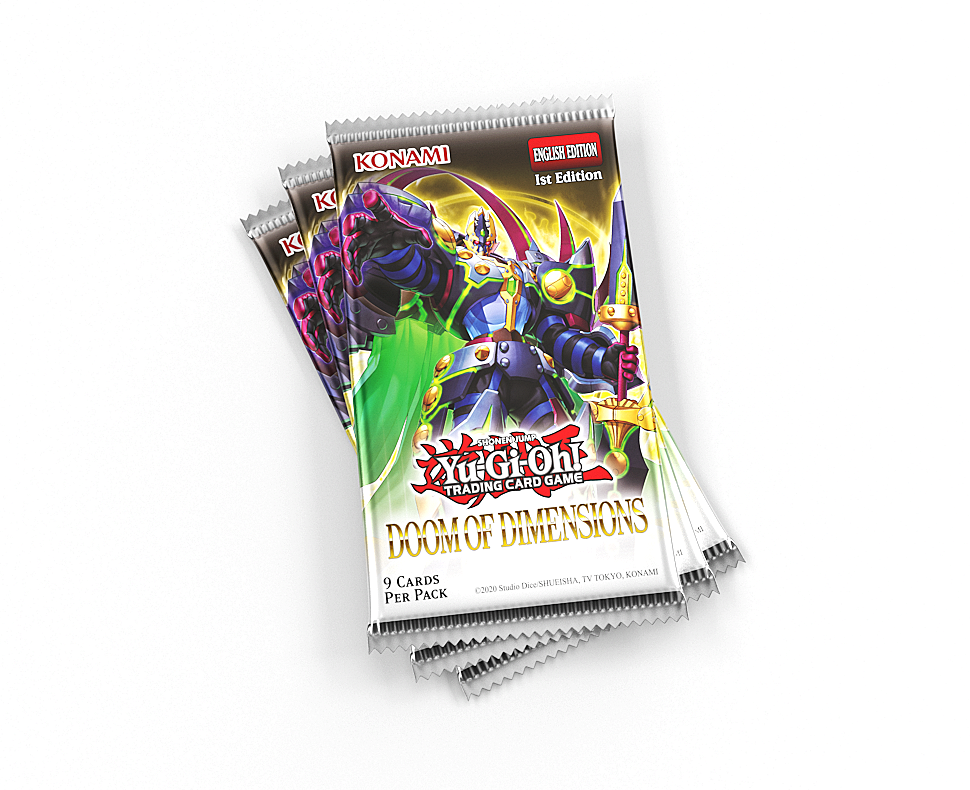 Yu-Gi-Oh! Doom Of Dimensions - 9 x Card Booster Box (24 Packs)