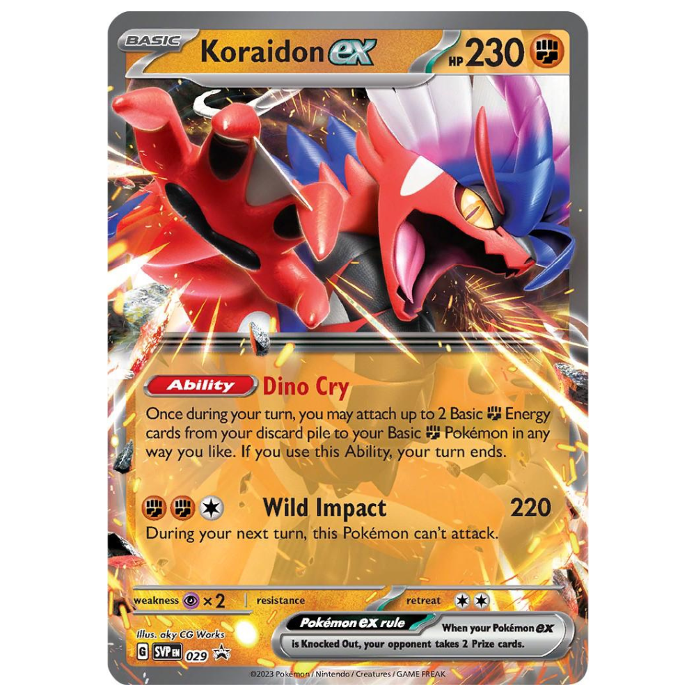 Pokemon TCG - Koraidon EX SVP029 - Black Star Promo NM/M