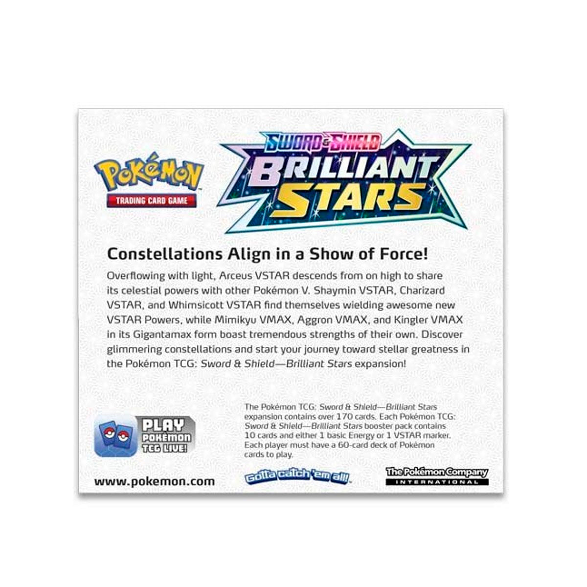 Pokemon TCG - Sword & Shield Brilliant Stars Booster Box