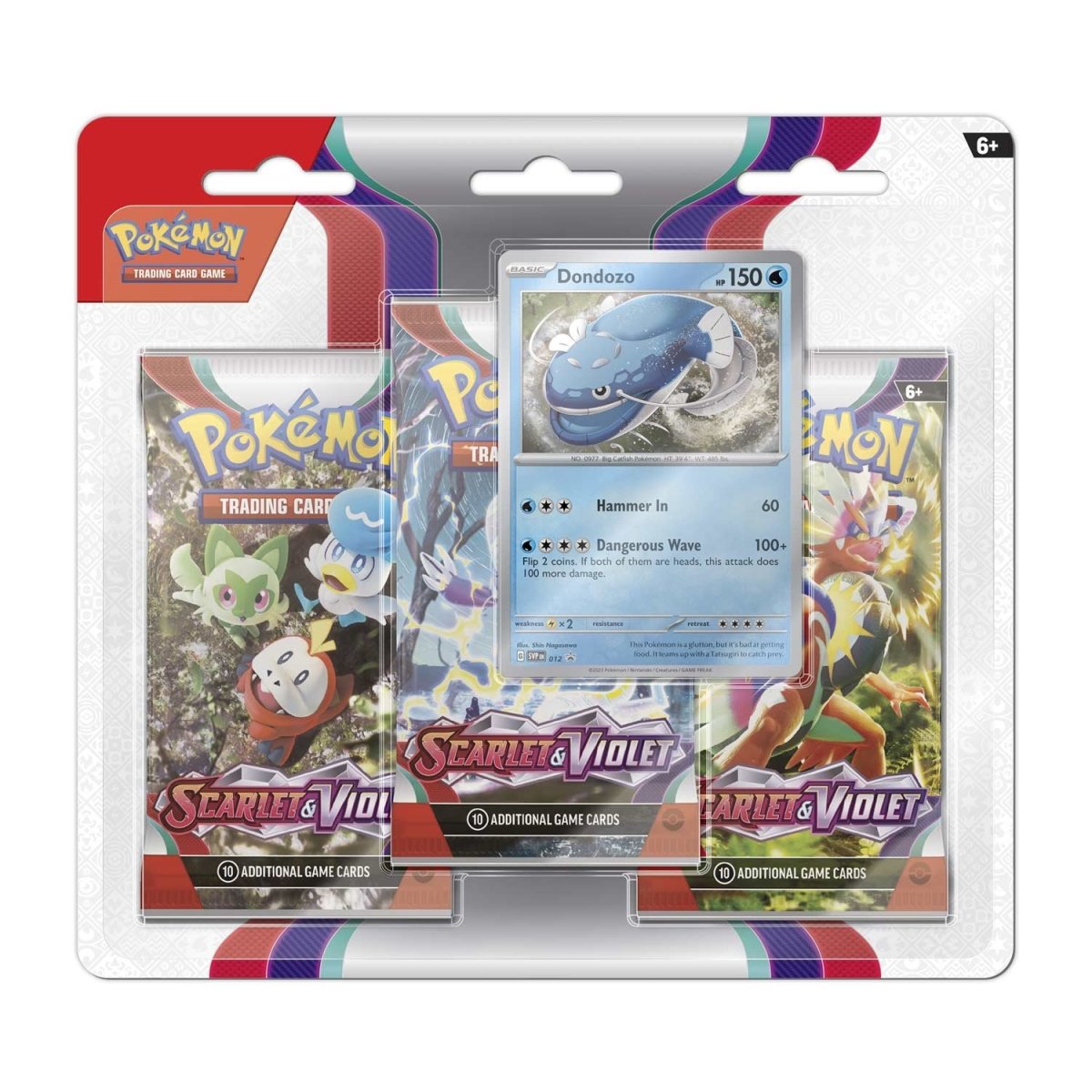 Pokemon TCG - Scarlet & Violet Blister Packs (Dondozo)