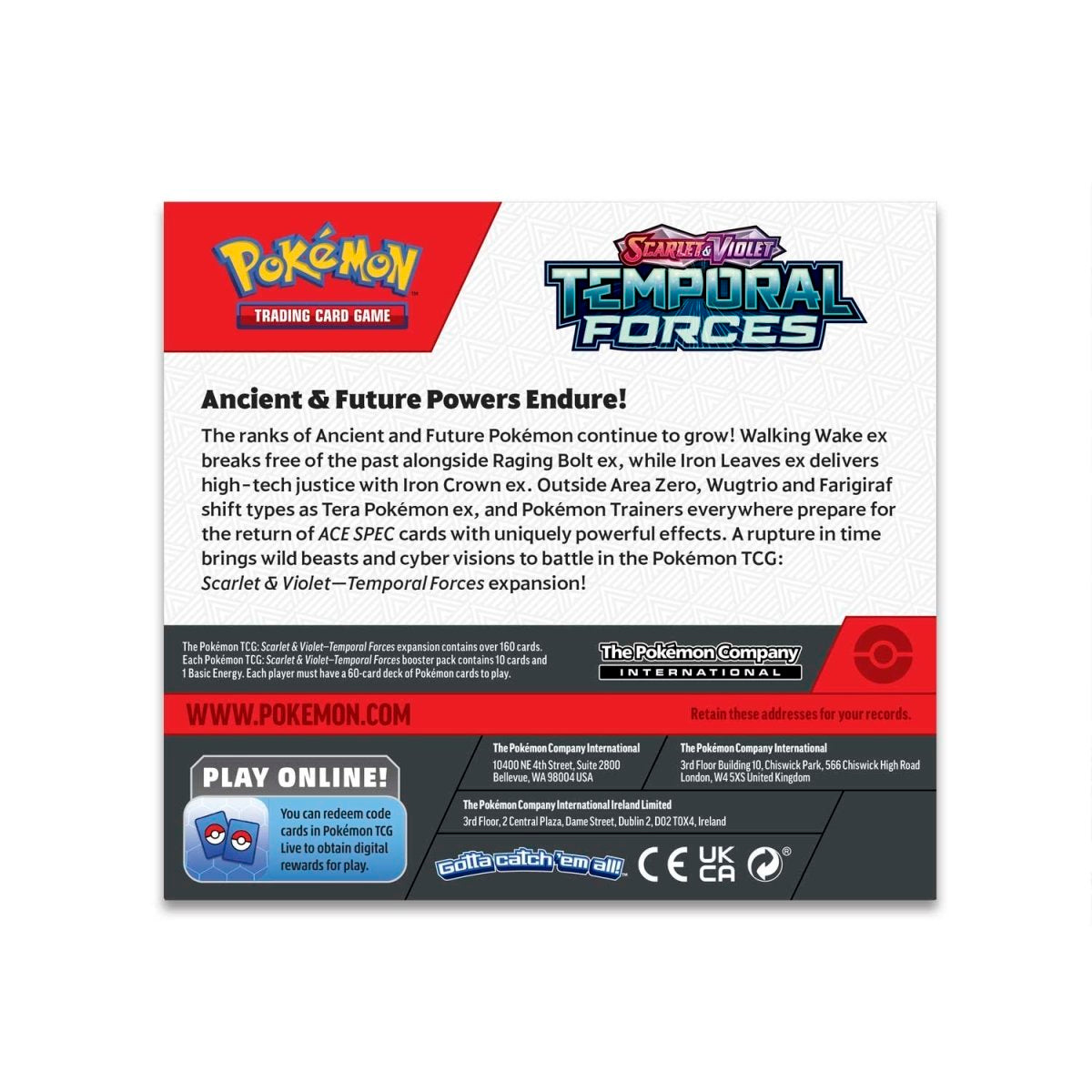 Pokemon TCG - Scarlet & Violet Temporal Forces Booster Box