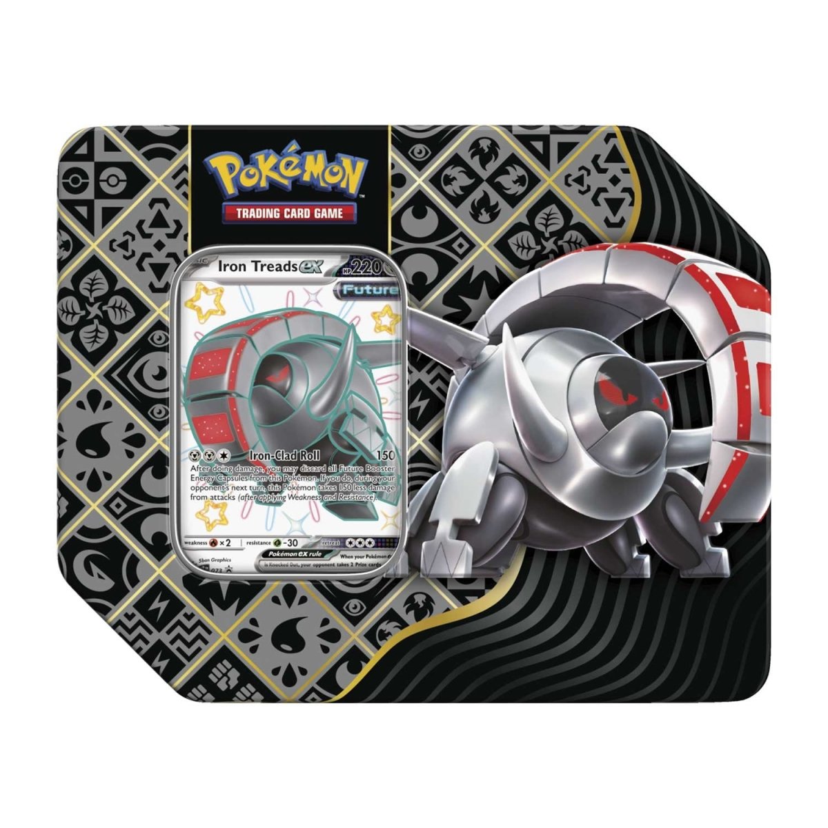 Pokemon TCG - Paldean Fates Tin (Shiny Iron Treads EX)